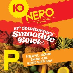 Nepomucen 10th Anniversary Smoothie Bowl 500ml - Funky Fluid