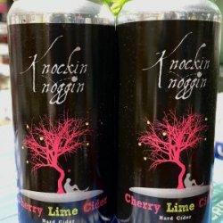 Knockin’ Knoggin Cherry Lime Cider 4 pack16 oz cans - Beverages2u