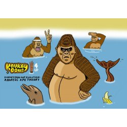 Hoof Hearted Brewing Konkey Dong 4Up Evolution Aquatic Ape Theory