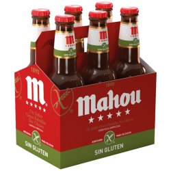 MAHOU  Sin Gluten PACK X6 330CC - Cervezas del Mundo