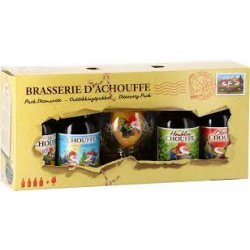 La Chouffe Gift Pack 4 ales & 1 glass - Martins Off Licence