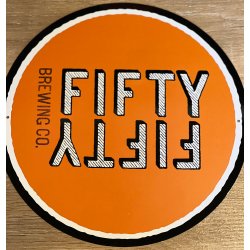 FiftyFifty Tin Tacker Sign - FiftyFifty Brewing