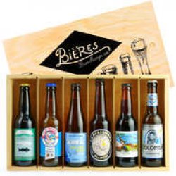 Caisse bois de 6 bières françaises - BienManger