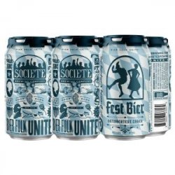 Societe Fest Bier Oktoberfest Lager 12oz can - Bine & Vine