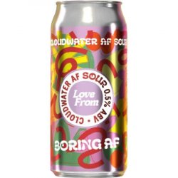 Cloudwater  Boring AF Cherry & Hibiscus Sour  0.5% 440ml Can - All Good Beer