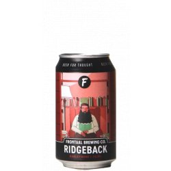 Frontaal Brewing Co. Ridgeback