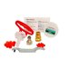 [Paket] Kit de limpieza para grifos de cerveza y barriles, adaptador de limpieza pequeño, 28 mm 