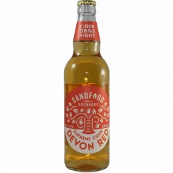 Sandford Orchards -                                              Devon Red - Just in Beer