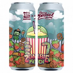 450 North & Beer Zombies SLUSHY XL Zombie Patch - The Open Bottle