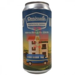 Cervecera Península  Hazy Vibes: Hallertau Blanc & Ella 44cl - Beermacia