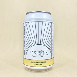 La Sirene Organic Pilsner Can 330ml - Beermash
