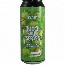 ReCraft Juicy Sour Series: Kiwi, Kaktus, Zielone Jabłko - Dokter Bier