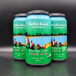 Moffat Beach Social Jam Pale Mid Can 4pk - Saccharomyces Beer Cafe