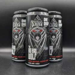 One Drop The Big Bad Wolf Nitro Imperial Pastry Stout 4pk - Saccharomyces Beer Cafe