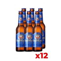 Erdinger Weizen Analcolica 33cl - Cassa da 12 bot. - Bottle of Italy