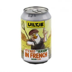 Uiltje Brewing Company - It's Just Season In French - Bierloods22