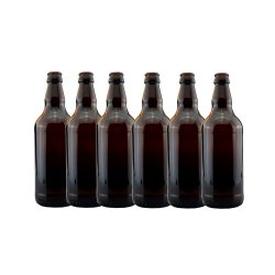 Beer Bottles - 500ml Glass BrownAmber Bottles - Crown Cap - 15 pack - Brewbitz Homebrew Shop