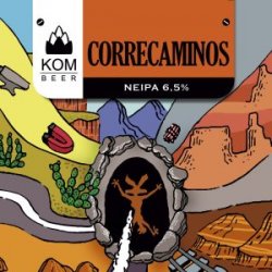 KOM Beer CORRECAMINOS neipa 6,5% - KOM Beer