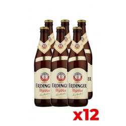 Erdinger Hefe Weissbier 50cl - Cassa da 12 bot. - Bottle of Italy