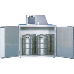 Enfriador de barriles de acero galvanizado - 4 barriles de 50l - Todocerveza