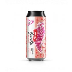 Funky Fluid - Gelato XTREME: Raspberry Banana White Choc Shake - 500ml can - Hopping Borders