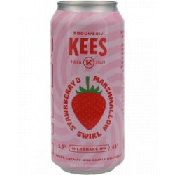 Kees Strawberry Marshmallow Swirl Milkshake IPA - Drankgigant.nl