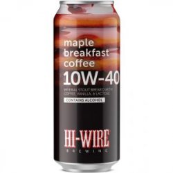 Hi-Wire Brewing Maple Breakfast Coffee 10W-40