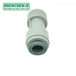 JG PI201006S - Straight Connector - 516 Push Fit to 316 Push Fit - The Brew Crew