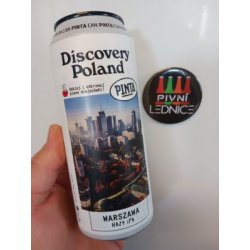 Pinta Discovery Poland: Warszawa 6,5% 0,5l - Pivní lednice