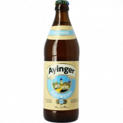 Ayinger  Hefe Bräuweisse- Untappd 3,7  - Fish & Beer