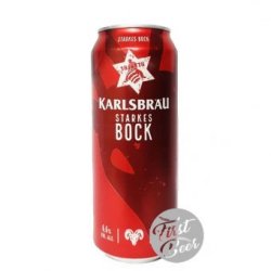 Bia Karlsbrau Bock 6.6% – Lon 500ml – Thùng 24 Lon - First Beer – Bia Nhập Khẩu Giá Sỉ