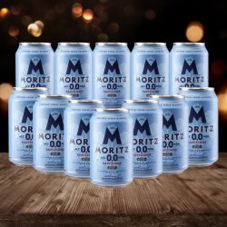 Moritz Barcelona Original Spanish Alcohol Free Lager 330ml Cans - 0.0% ABV (12 Pack) - Beerhunter