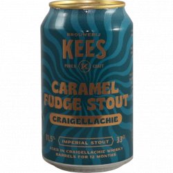 Brouwerij Kees Caramel Fudge Stout BA Craigellachie Edition