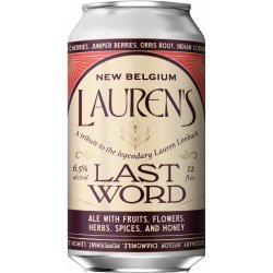 New Belgium Brewing Company Lauren’s Last Word