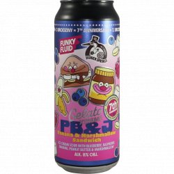 Funky Fluid Gelato XTREME: PB&J Banana & Marshmallow Sandwich (collab Hidden Springs)