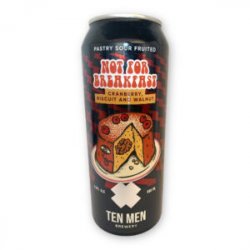 Ten Men Brewery, Not For Breakfast, Cranberry, Biscuit, Walnut, Pastry Sour,  0,5 l.  4,9% - Best Of Beers