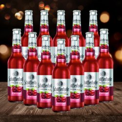 Schöfferhofer Wild Cherry German Low Alcohol Beer 330ml Bottles - 2.5% ABV (12 Pack) - Beerhunter