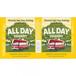 Founders Brewing Co. All Day Shandy