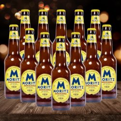 Moritz Barcelona Original Spanish Lager 330ml Bottles - 4.7% ABV (12 Pack) - Beerhunter