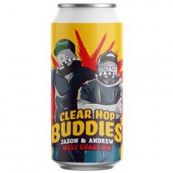 Behemoth Clear Hop Buddies Jason & Andrew West Coast IPA 440mL - The Hamilton Beer & Wine Co