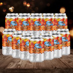 Lervig No Worries Grapefruit Norwegian Alcohol-Free Beer 330ml Cans - 0.5% ABV (12 Pack) - Beerhunter