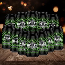 Freedom Brewery British Helles Craft Beer 330ml Cans - 12 Pack (4.8% ABV) - Beerhunter