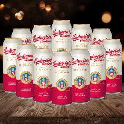 Budweiser Budvar Czech Lager 500ml Cans - 5% ABV (12 Pack) - Beerhunter