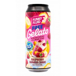 Funky Fluid Free Gelato: Raspberry Banana Shake Funky Fluid Free Gelato: Raspberry Banana Shake