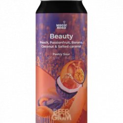 Magic Road “Beauty” Pastry Sour (Peach, Passion Fruit, Banana, Coconut & Salted Caramel) 500 ml - Athens Craft