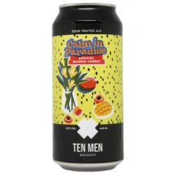 Ten Men Brewery CALM IN PARADISE: APRICOT MANGO SORBET Ten Men Brewery CALM IN PARADISE: APRICOT MANGO SORBET