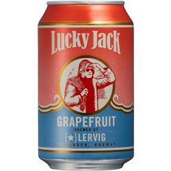 Lervig- Lucky Jack Grapefruit Edition 4.7% ABV 330ml Can - Martins Off Licence