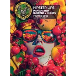 Piwne Podziemie  Hipster Lips  Mango, Red Currant, Cherry Fruited Gose - Browarium