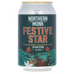 Northern Monk - Festive Star 2023  Vanilla, Cinnamon & Chocolate Porter - Beerdome