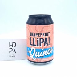 LA QUINCE Llipa Grapefruit Lata 33cl - Hopa Beer Denda